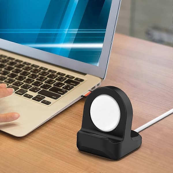 Laddningsfäste Dockningsstation Typ C Strömladdare Adapter för Pixel Smartwatch USB-port stativ vit_max