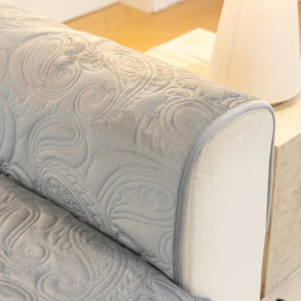 1:a Jacquard Plysch Sofföverdrag Halkskydd Soffa Underlag Anti Cat Scratch Sofföverdrag Möbelskydd För Sovrum Kontor Vardagsrum Heminredning
