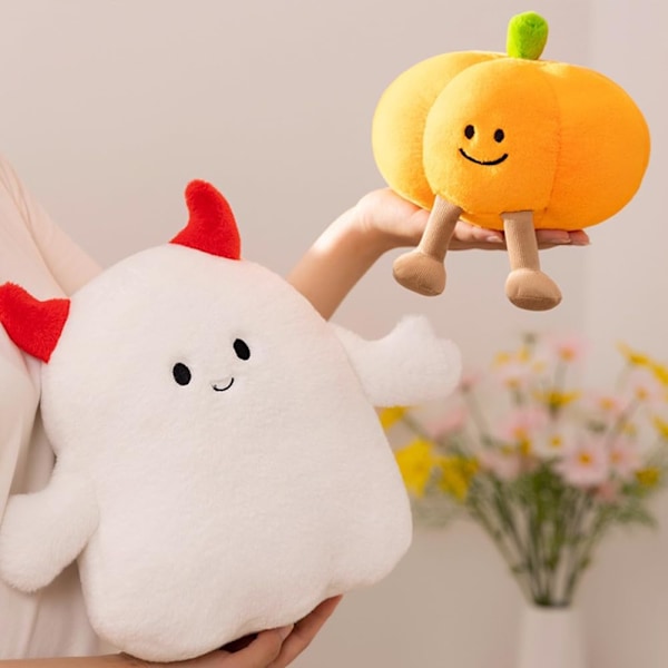 Halloween-kurpitsa Pehmolelu, 24cm Täytetty Eläin, Taittuva Hattu Paholainen Tyyny (Mumi) Mummy