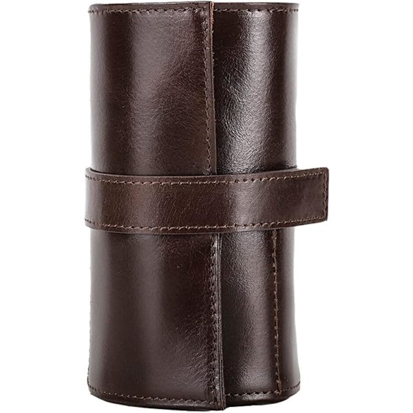 Klocka för män - Klocka i mjukt läder - Vintage Watch D