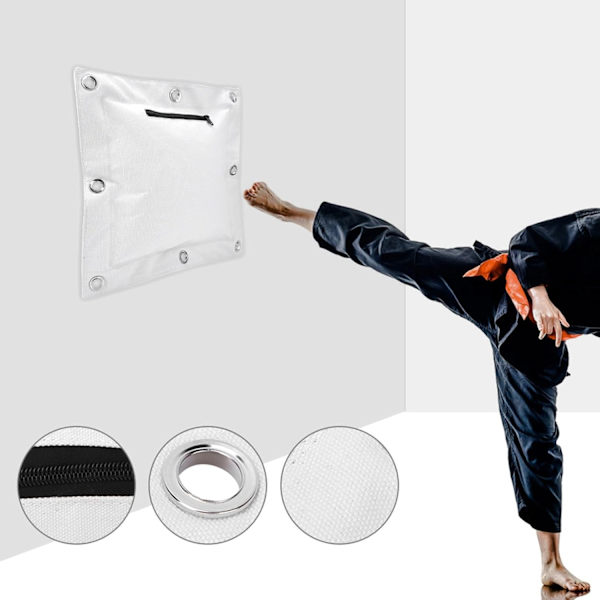 Wing Chun Kung Fu vægbokspose kickboksning slående lærredsslagsæk kampsportboksning træningsudstyr vægslagsæk L 47,24 tum diameter