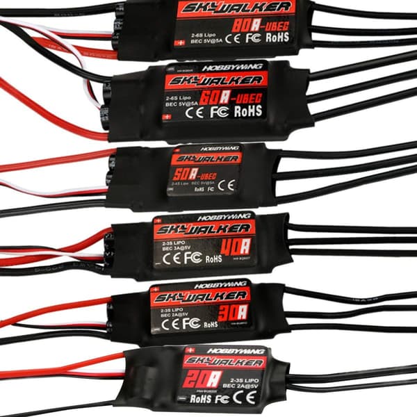 20A 30A 40A 50A 60A 80A Brushless Speed Controller ESC BEC for RC Fly, Quadcopter, Helikopter 60A 60A