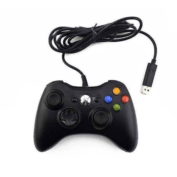 CQBB Xbox 360-kontroller, trådbunden spelkontroller datorspelplatta, kompatibel med Microsoft Xbox 360 och