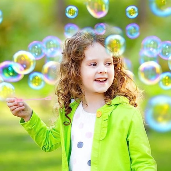 50 st Mini Bubble Wands för Barn Hjärtformade Rosa Transparenta Bubble Sticks Party Favors för Spel Belöningar Bröllop
