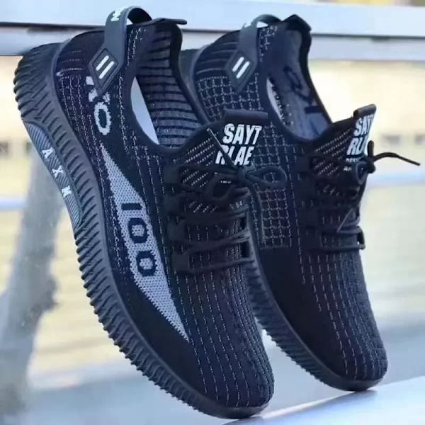 Våren Lätt Deodorant Mäns Skor Andaskvärda Mesh Sneakers Bekväm Trendy Mångsidiga Skor Män B 44