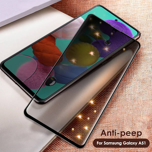 2 st 3D böjd full cover sekretess skärmskydd för OPPO Reno 9 5G Anti-spion skydd