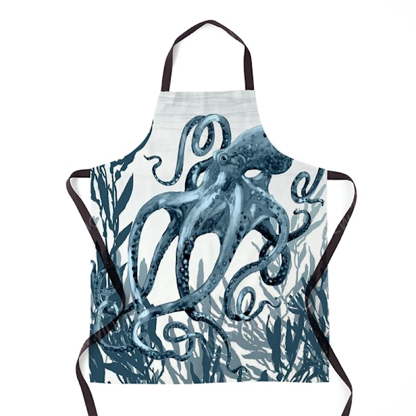 Estetisk Kvinnors Förkläden Barns Vattentät Servitris Arbete Förkläde Original Olje Resistent Hawaiian St Förkläden Mode 2307-bttwq-0000320- 38X47CM(S)