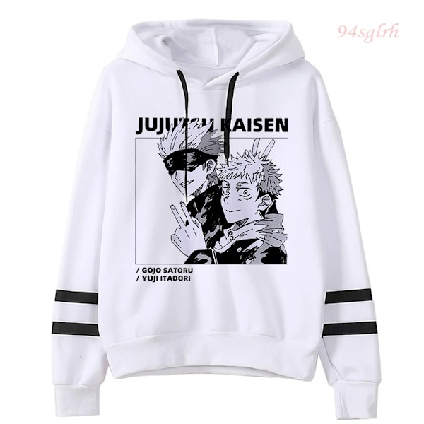 Unisex Jujutsu Kaisen Anime Yuji Itadori Hoodies Herr Harajuku Gojo Satoru Kawaii Manga Grafisk Streetwear Sweatshirts Genser 15520 Asian S