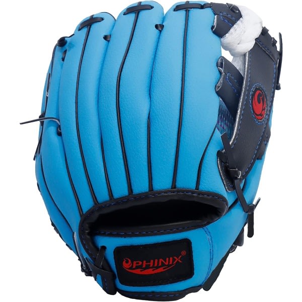 CQBB Defimob Baseball Glove, Softball Handske, Softball Glove Youth Blue 8 1/2" högerhandskast