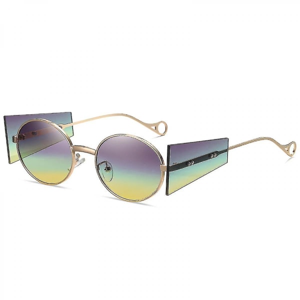 Klassisk rund solglasögonlins med Uv400-skydd för kvinnorxq-sg382