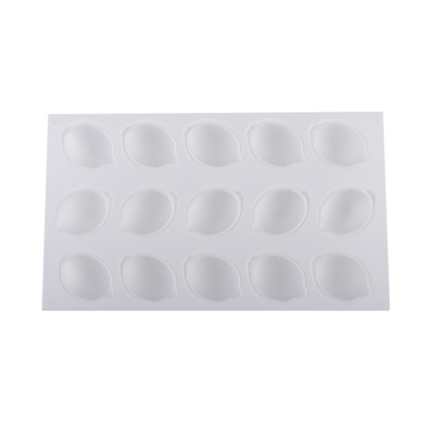 3D Frukt Citron Silikonform Form Dekoration Mousse Dessert Bakelse Mould DIY Ba
