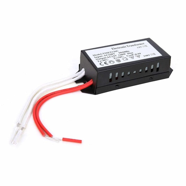 Keenso HC-belysning - Elektronisk transformator - 220-volts inngang / 12-volts utgang - Intelligent strømforsyning (120W) 120W