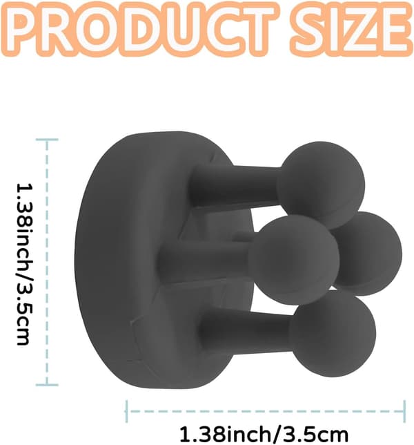 4-pack Glasmjölkflaskkorkar, passar 48 mm toppar, klick-på lock Black