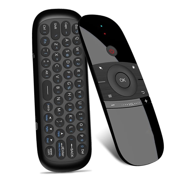 W1 2,4g Air Mouse Trådlöst tangentbord Fjärrkontroll Infraröd Fjärrinlärning 6-axlig rörelseavkänning med USB mottagare För Smart Tv Android Tv Box Bärbar PC
