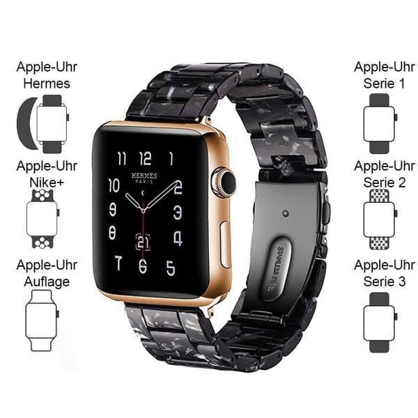Armband kompatibel med Apple Watch Band 42 mm/44 mm Series 5/4/3/2/1, Byte av armband till watch