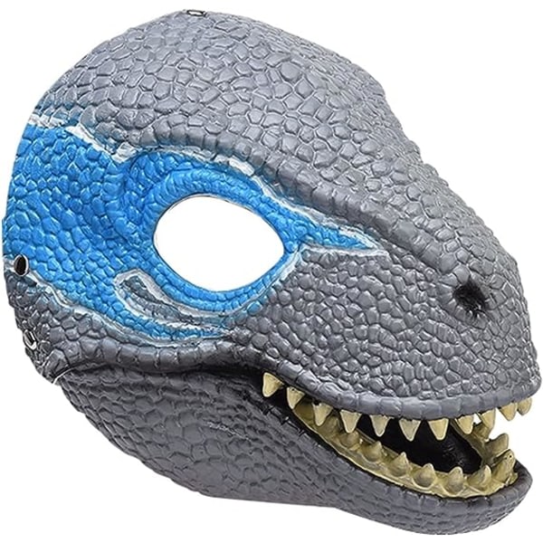 CQBB Dinosaur Mask Moving Jaw, Halloween Mask Latex Tyrannosaurus Rex Mask, Dinosaur Head Cosplay Mask Party Masquerade