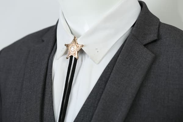 Bolo slips læder halskæde western halskæde kostume tilbehør D D