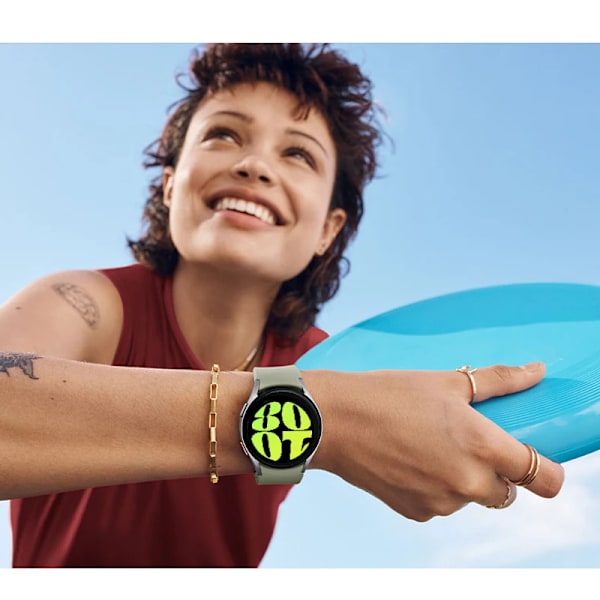Silikonarmband för Samsung Galaxy Watch 6 5 4 44mm 40mm 45mm Watch Ersättningsband för Watch 6 4 Classic 47mm 43mm 46mm Lavendel lila Galaxy 5 pro 45mm
