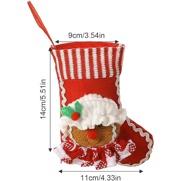 Juledekorasjoner - Juleposer, Pepperkake-mann juleposer, Søte peisdekorasjoner, Juletrær, Utendørs soverom, Julegran, Sengedør, Fest Damer