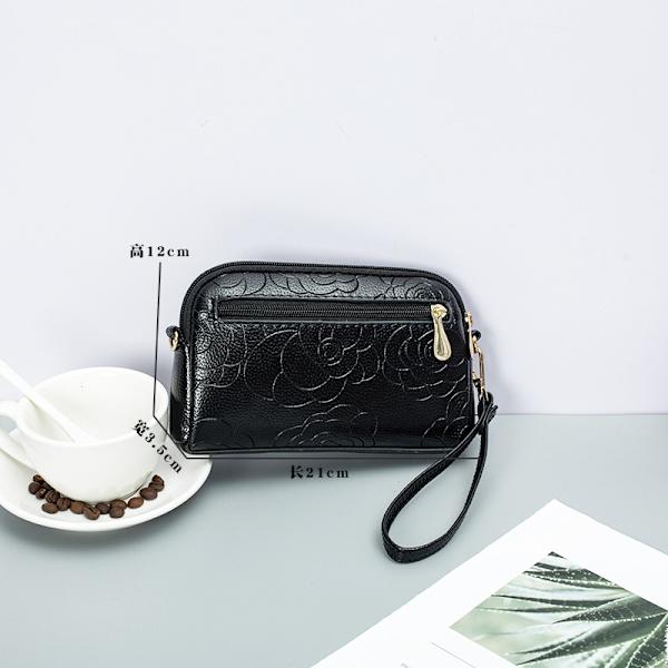 Sommar på den nya medelålders lilla väskan Dammode 2020 Ny axelväska Casual Print Hand 銭 Väska Crossbody väska Lila