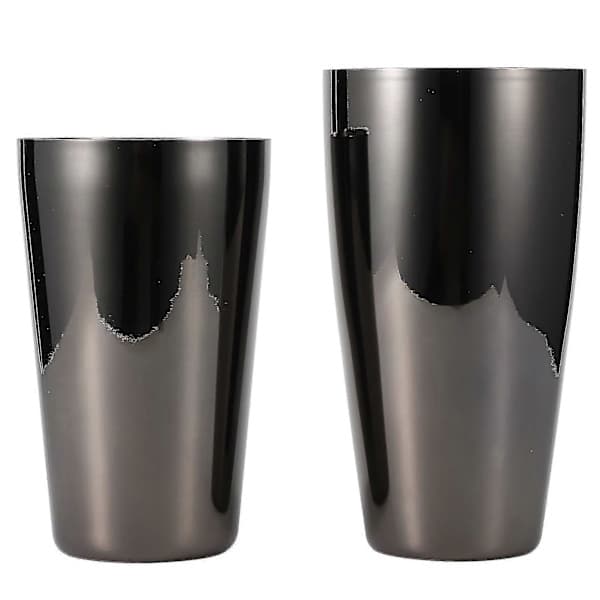 800/600ml Sort 304 Rustfrit Stål Cocktail Shaker Sæt - Fest Bar Bartender Tilbehør—max