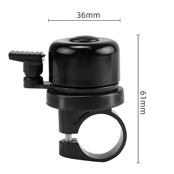 Cykelringklocka | Dold montering | Cykelstöldskydd | 22 mm diameter-max