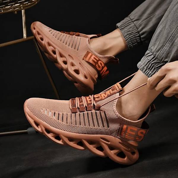 Miesten Mukavat Urheilukengät Hengittävät Juoksukengät Miesten Mesh Tenis Urheilukengät Waling Sneakers