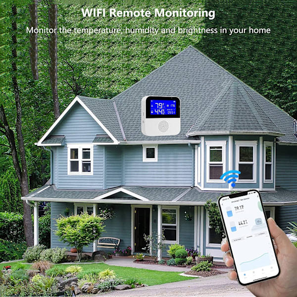 XJ-WiFi Hygrometer Termometer Sensor Sond—max
