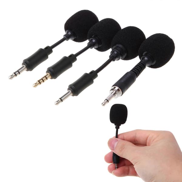 Mobiltelefon Mini 3.5mm Grænseflade Fleksibel Mikrofon Stereo Til telefon Android 2-polet - Mono_max