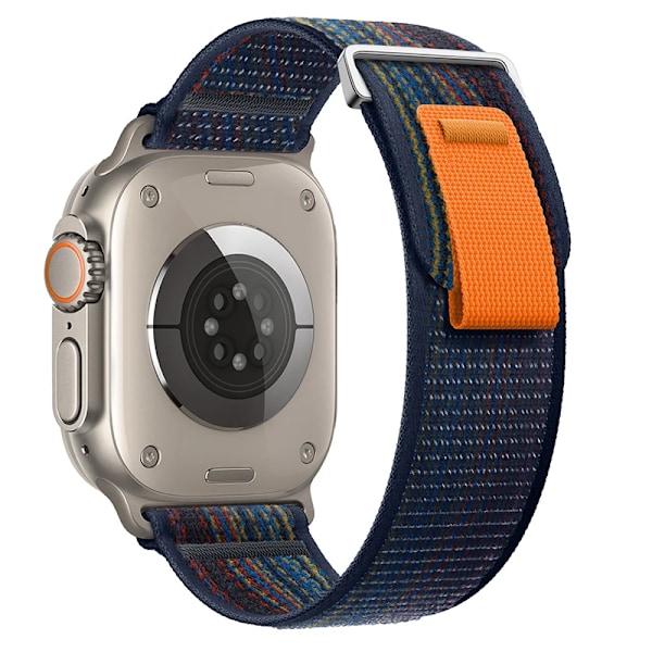 Trail Loop rem för Apple Watch Band 44mm 40mm 45mm 41mm 42 44 45 mm Sportarmband iwatch Ultra 2 49mm series 9 8 se 7 6 5 4 3 kunglig blå orange royal blue orange22 49mm 45mm 44mm 42mm