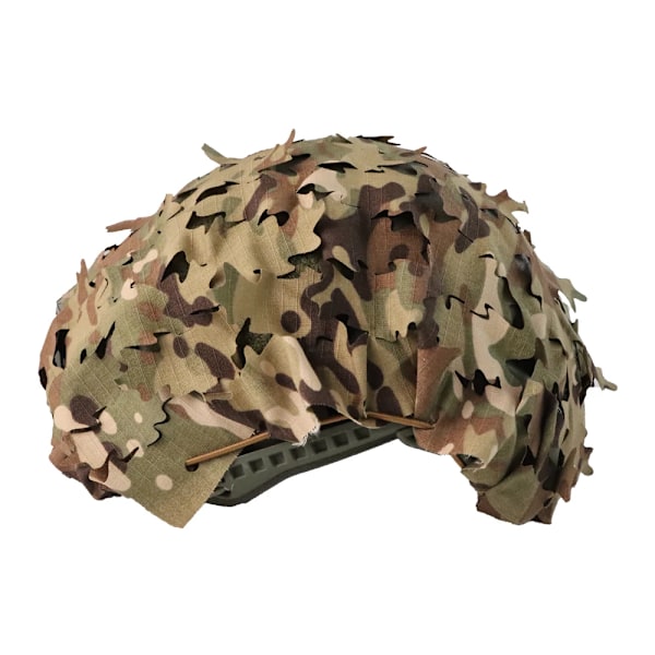 Taktisk täckning Andningsbart Mesh Camo Camouflage Cover Perfekt för taktisk militär utrustning, stridshjälm Leaf style CP