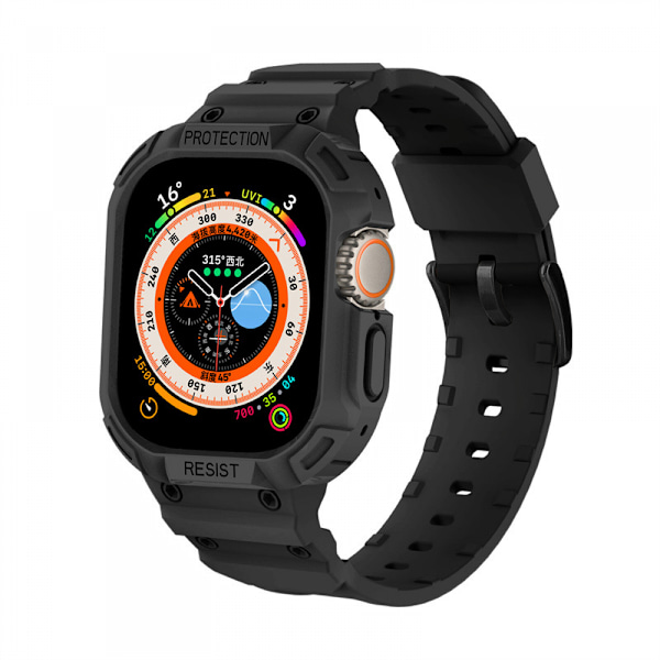 Sportband med skyddande stötfångarskydd för Apple Watch Ultra 49 mm