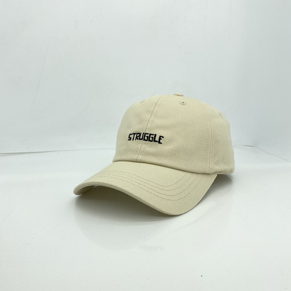 Hatt Dam med bokstavsbroschyr Mjuk topp Vår Sommar Höst Khaki Khaki