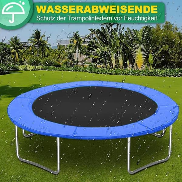 2-Pack Trampoline Edge Protection, 244cm diameter - blue+green 2.44 m