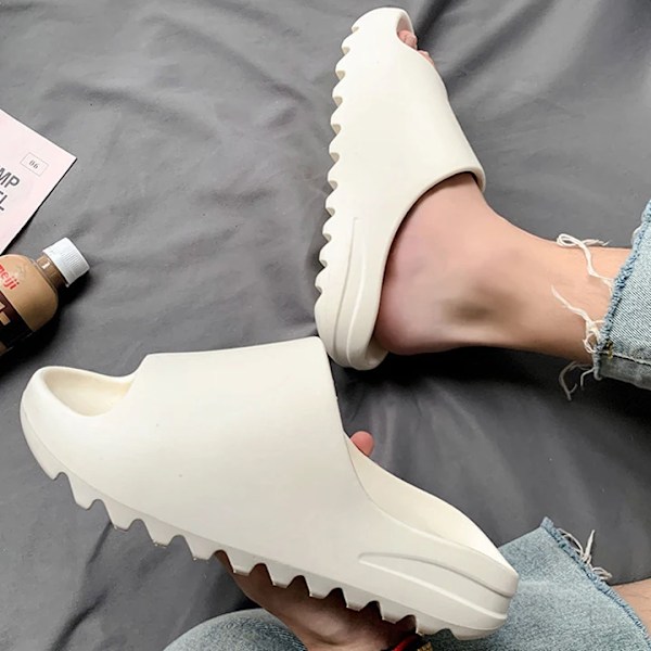 Goosecret Menn Eva Plattform Sky Tøfler Myk Såle Sandaler Sklisikre Soverom Slides Herre Koselige Hjemmesko Myke E Strandbilder BK 38-39(passer 37-38)