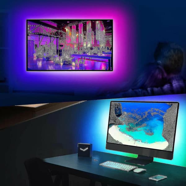Ambilight USB LED-stripe Tape Datamaskin PC Drømmeskjerm Bakgrunnsbelysning (Størrelse: 5m) - Perfet_max