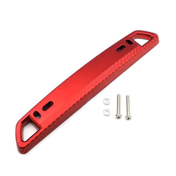 Universell bilskiltholder nummerskiltramme karbonfiber nummerskiltholder Red-max Red