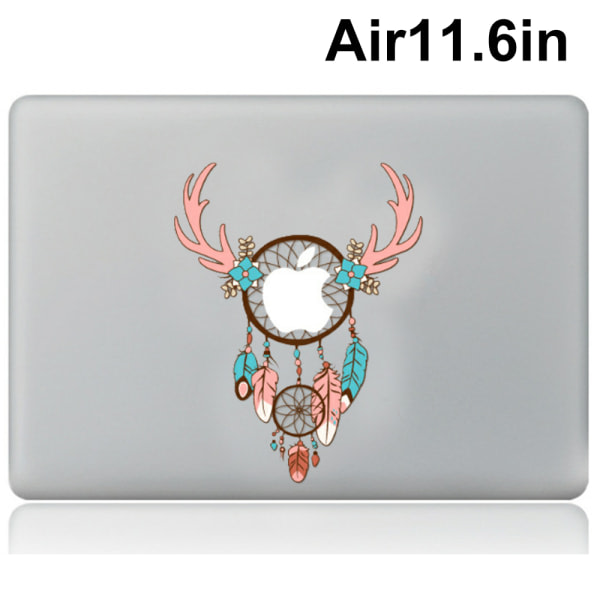 CQBB Laptopdekal Vinyldekal Skin kompatibel med Apple MacBook Air 11,6 tums personliga färgglada fläckiga klistermärken-F101