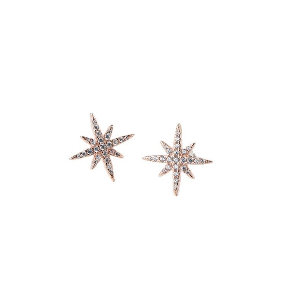 Starfish Stud örhängen i Sterling Silver, som present till alla hjärtans dag, mors dag och födelsedag (roséguld)