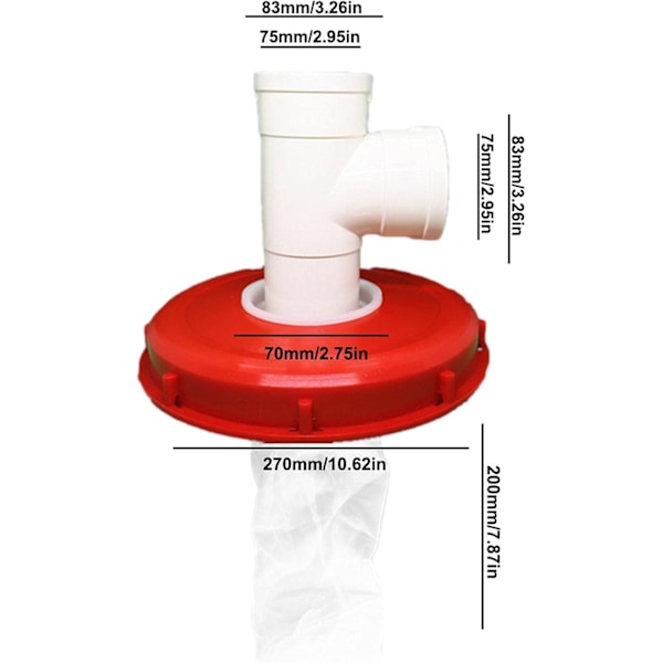 IBC-lockfilter, tvättbart nylon IBC-filter, IBC-skydd