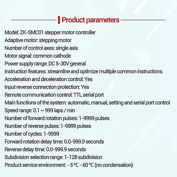42 57 Stegmotor Positiv Omvendt Puls Hastighetskort Programmerbar Plc Se_max