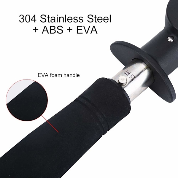 15 kg Våg Fiskegrepp Gripper Fisk Läpp Grabber med Måttband