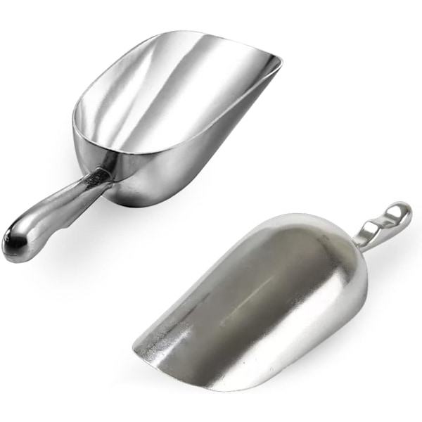 3-pak Isbitsspande, Støbt Aluminium Køkkenredskaber til Is og Mad 12+24+38 OZ