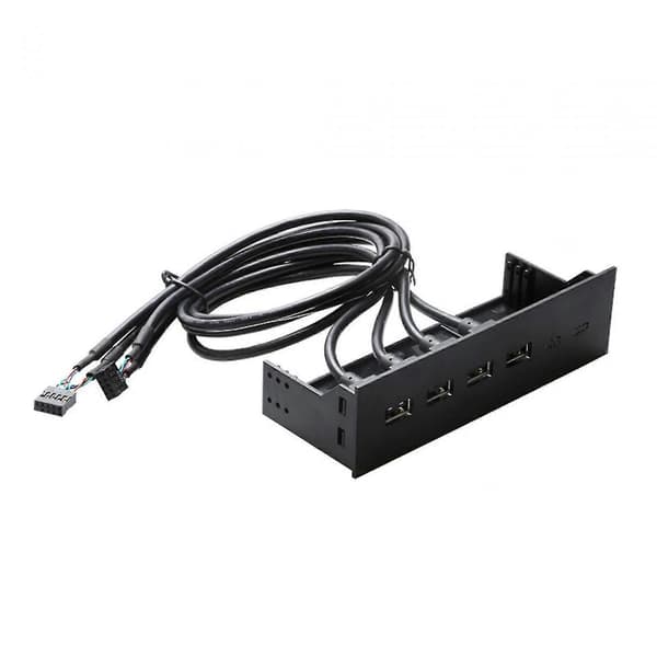 5,25-tommers USB-frontpanelhub for PC-datamaskinkabinett Optisk drivenhet Frontpanel 4 porter USB 2.0_maks
