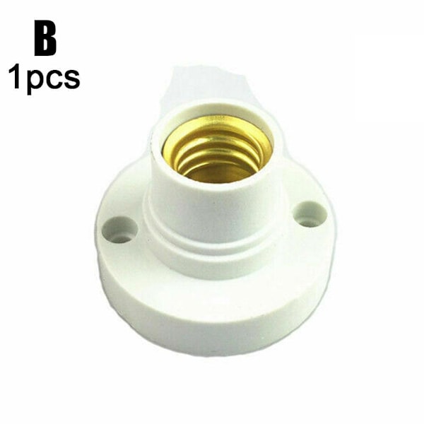 10 stk. E14 Glødepære Skrue Lampe Fastgørelse Sockel Holder Skruesokkel sort One-size 10stk