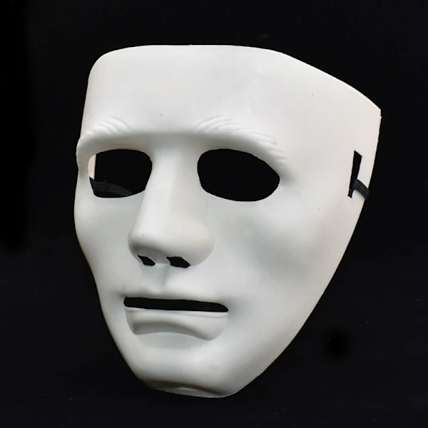 Party Anonyma Masker Halloween Film Tema Ansiktsmasker För Vuxna Cosplay Film Kostymer Rekvisita Mask Skräck Mask Gåva Till För Barn 1