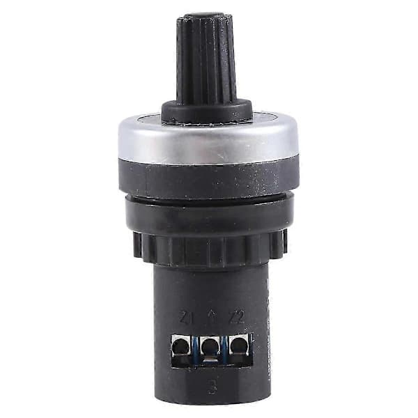 10K Potentiometer 22mm Regulator VSD VFD Svart potentiometer.—max