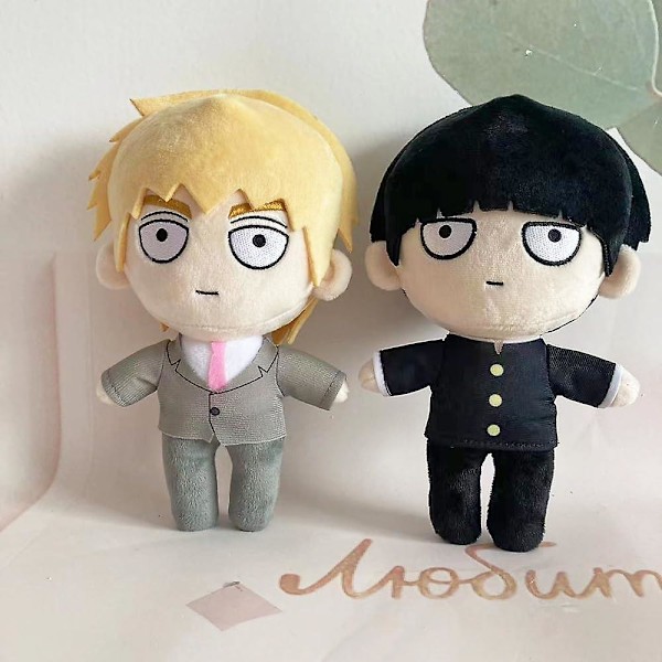 11'' Mob Plyylelu Plyysi 17,8'' Ekubo Figuuri 11'' Arataka Reigen Plyylelu Shigeo Kageyama Plyysi Nukke Pehmolelu Plyysi (keltainen1)