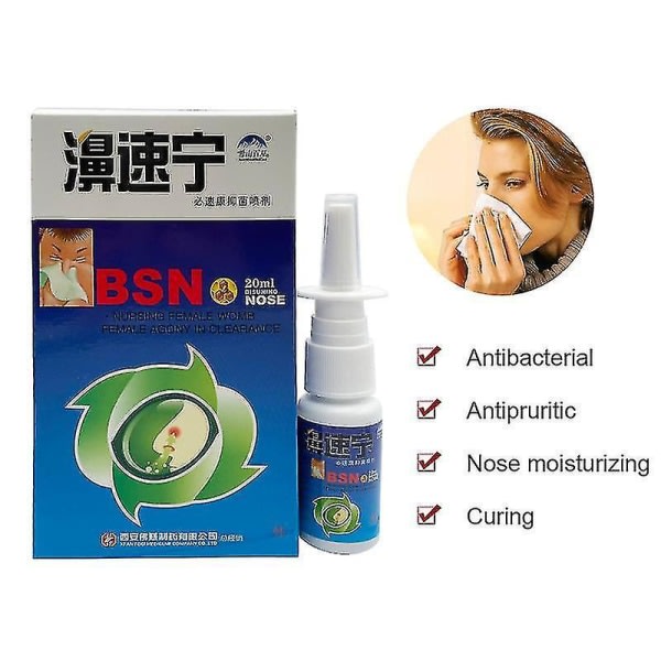 CQBB Tib 10st/batch Naturlig kinesisk medicin Ingredienser Nässpray Kronisk rinit Bihåleinflammation Nasal Dro