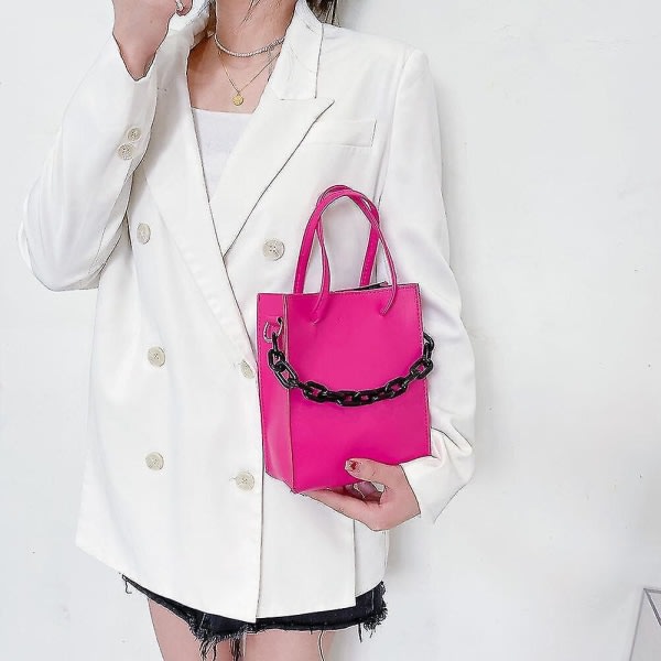 CQBB Ungdom Damer Enkel mångsidig väska Mode kvinnor PU-läderväska Casual Solid Candy Color Handväska